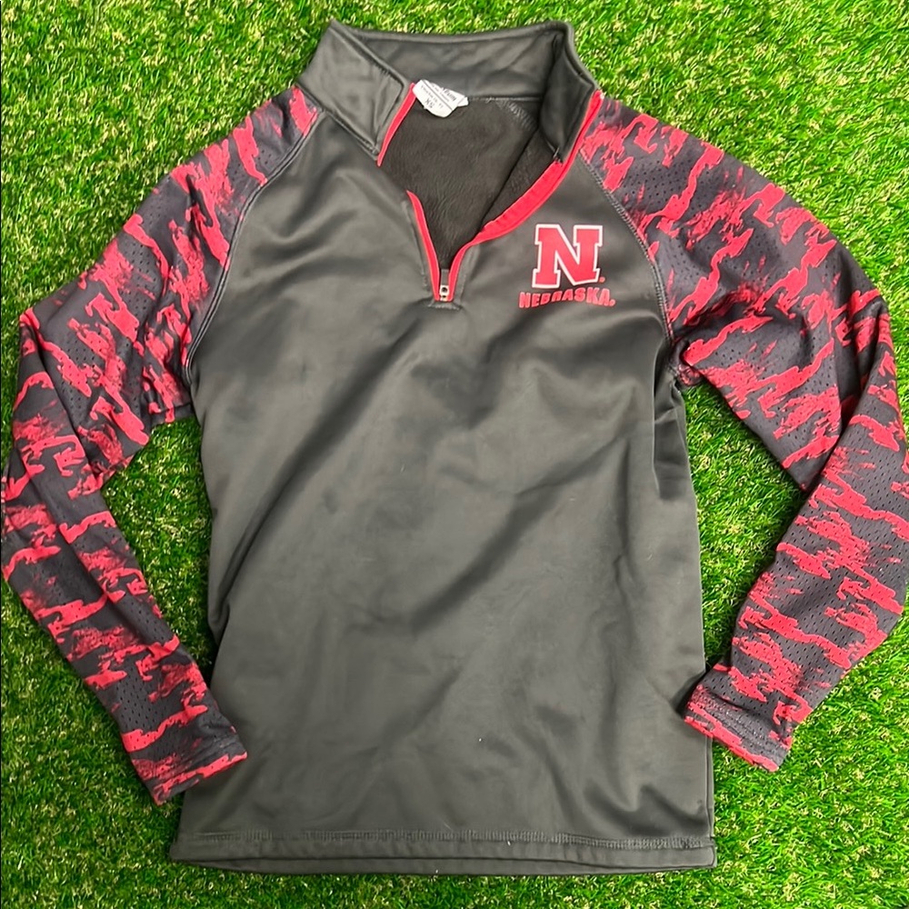 Nebraska Quarter-Zip Pullover